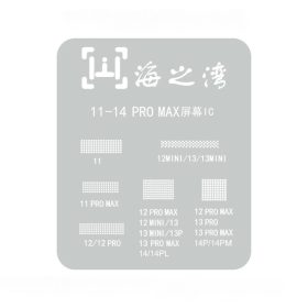   IC Screen Warning Digitizer Fix Reball Stencil iPhone X 11 12 13 14 Pro Mini Max