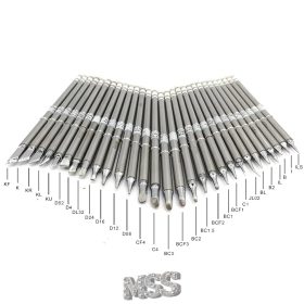   MSS T12 Soldering Iron Tips K/BL/ILS/BC2/J02 Series for DIY PCB Phones Soldering Repairs