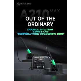   Mechanic A210 Max Dual Handle Soldering Station w. Auto Sleep