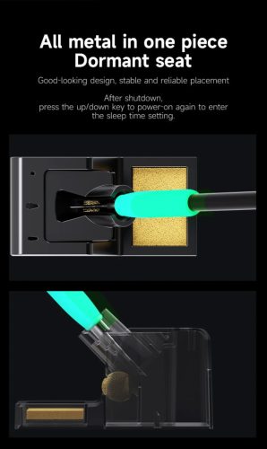 Mechanic A210 Max Dual Handle Soldering Station w. Auto Sleep