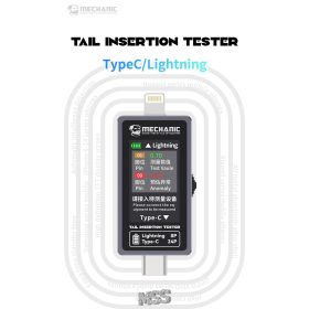   Mechanic T-824 Charging Port Tester Current Power Check Type-C 8 Pin Phone