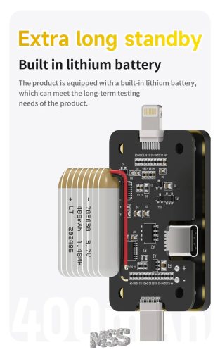 Mechanic T-824SE Charging Port Tester Current Power Check Type-C 8 Pin Phone