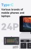 Mechanic T-824 Charging Port Tester Current Power Check Type-C 8 Pin Phone