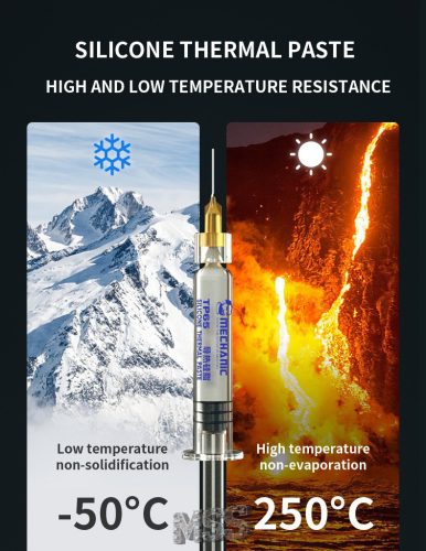Mechanic TP63 & 65 Thermal Conductive Silicone Paste Gamer PC Phones Tablet MacBook Pro