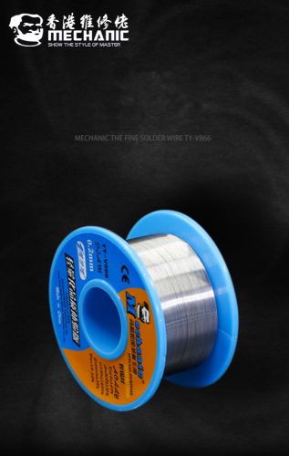 Mechanic TY-V866 0.8mm 60g Soldering Wire - High-Quality Rosin Core for Efficient Soldering
