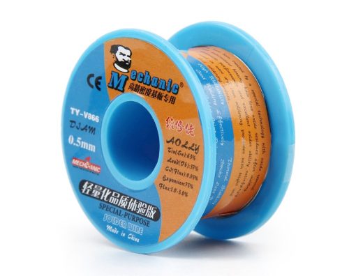 Mechanic TY-V866 1.0mm 60g Soldering Wire - Precision and Reliability for Professional Soldering