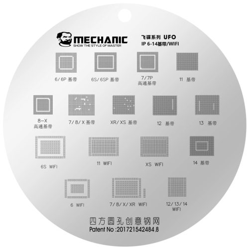 Mechanic UFO WiFi IC iP 6-14 Series Stencil