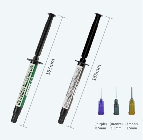 Mechanic UV Green 3cc Curable Soldering Mask - Superior PCB Protection for Precision Repairs