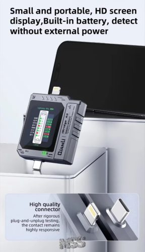 Qianli iBridge A3 Charging Port Tester Current Power Check Type-C 8 Pin Phone