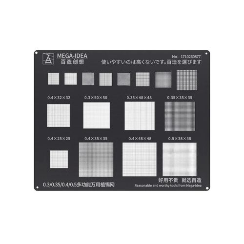 Qianli Mega-Idea 0.3-0.5mm Pitch Universal Stencil