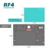 RF4 RF-PO2 Grey & Green Silicone Mat