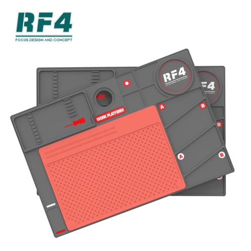 RF4 RF-PO2 Green & Orange Silicone Mat