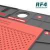 RF4 RF-PO2 Grey & Orange Silicone Mat