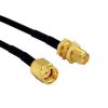 RG174 Coaxial RP-SMA-K Female to Male 50 Ohm WiFi Antenna Extension Pigtail