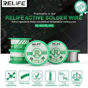   ReLife RL-441 0.3mm 53g Soldering Wire - Precision and Reliability for Fine Soldering Tasks