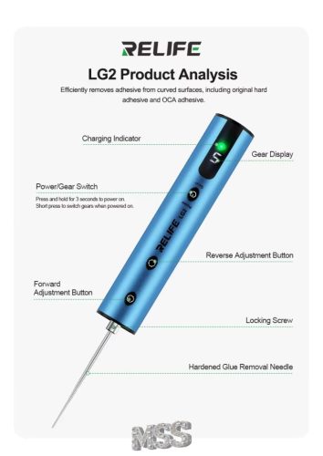 ReLife LG2 OCA Glue Remover Wireless Intelligent Mobile Phone Tablet Screen