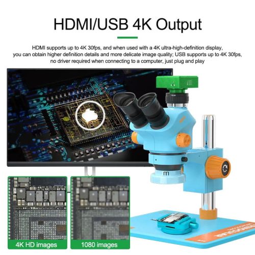 ReLife M-17 Industrial Grade Trinocular Microscope 4K Camera