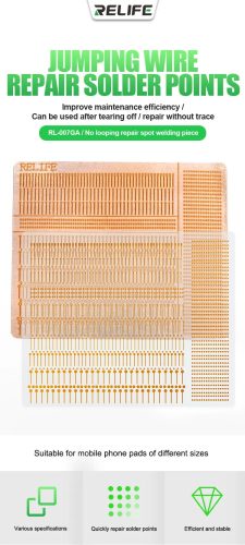 ReLife RL-007GA Circuit Board Traces Repair Lug Soldering Pads