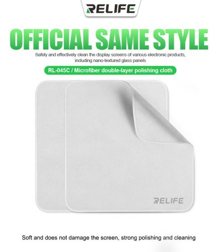 ReLife RL-045C Double-Layer MicroFiber Cloth for Mobile Devices