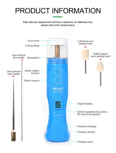 ReLife RL-056D Wireless Mobile Phone Tablet Screen OCA Glue Remover