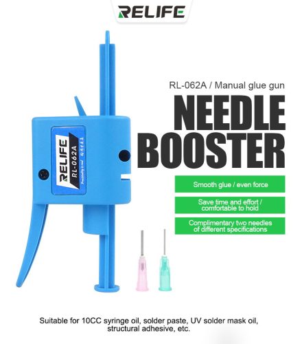 ReLife RL-062A for 10cc Syringes - Precision Dispenser for Controlled Soldering Flux & Paste Applications