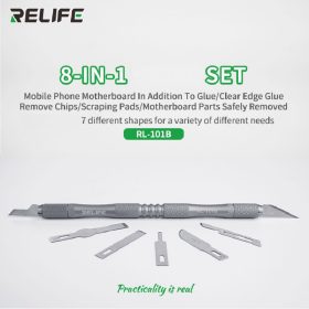   ReLife RL-101B 8 in 1 CPU/IC Chip Underfill Glue Remover Tool