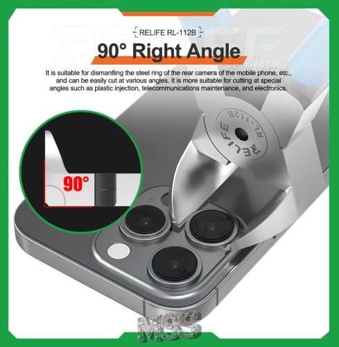 ReLife RL-112B High Quality Angled Cutting Pliers Camera Ring