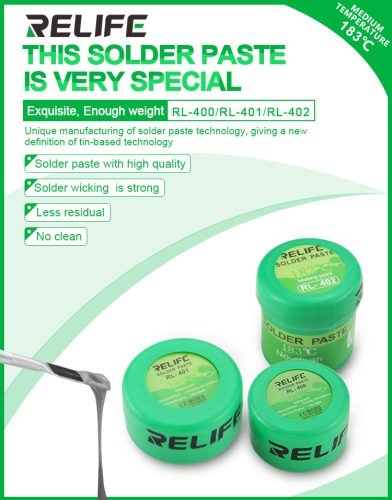 ReLife RL-400 183°C 20g Soldering Paste