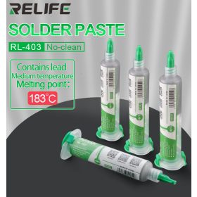 ReLife RL-403 183°C 40g Soldering Paste in Syringe