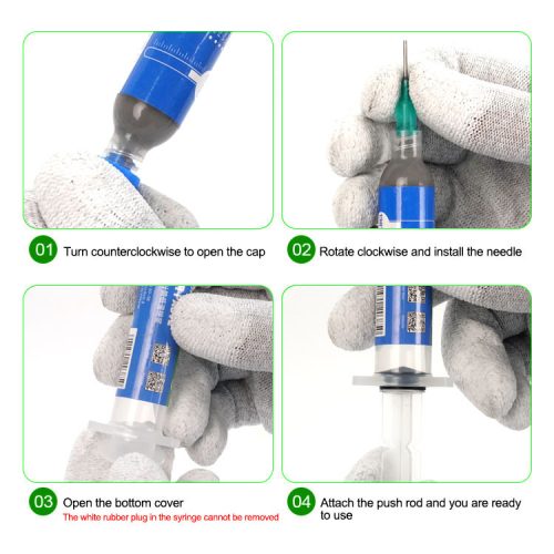 ReLife RL-404S 138°C 40g Soldering Paste in Syringe