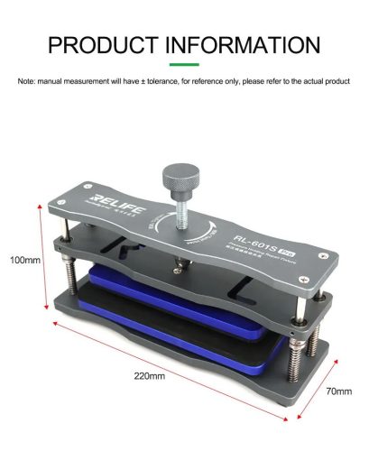 ReLife RL-601S Pro Press Hand Clamps For Mobile Phone Tablet Glass Screen Repair
