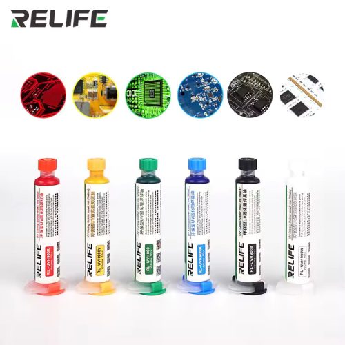 ReLife RL-UVH900B Black UV Curable Soldering Mask - Superior PCB Protection for Precision Repairs