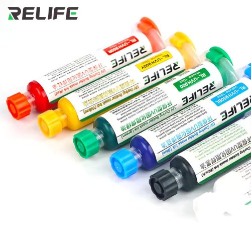 ReLife RL-UVH900B Black UV Curable Soldering Mask - Superior PCB Protection for Precision Repairs
