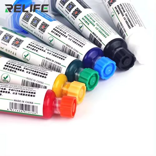 ReLife RL-UVH900R Red UV Curable Soldering Mask - Superior PCB Protection for Precision Soldering