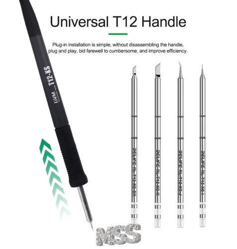 ReLife T12-XS Series Soldering Iron Tips K/J/SK DIY PCB MicroSoldering Repairs