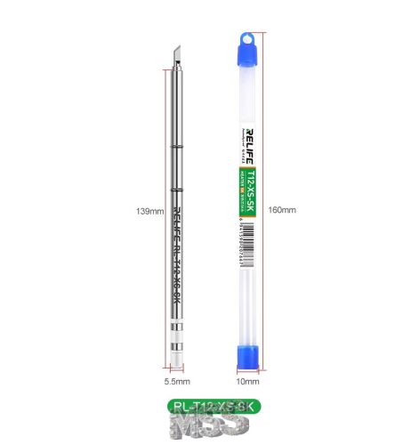 ReLife T12-XS Series Soldering Iron Tips K/J/SK DIY PCB MicroSoldering Repairs