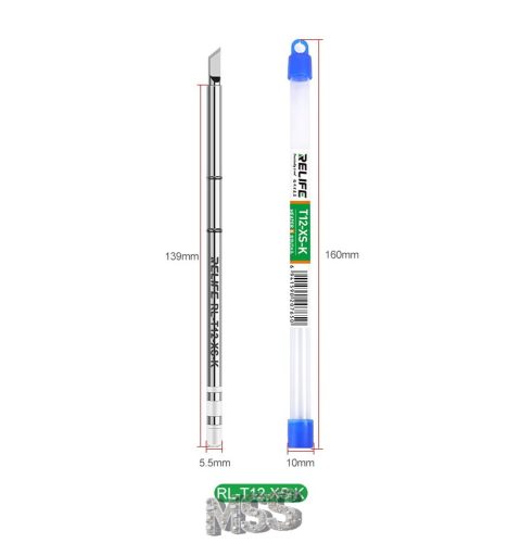 ReLife T12-XS Series Soldering Iron Tips K/J/SK DIY PCB MicroSoldering Repairs