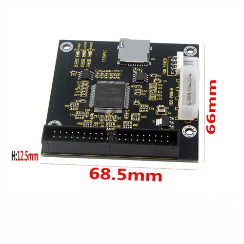 SD Card To 3.5" 40Pin IDE Hard Disk Drive Adapter