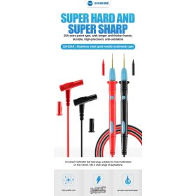   Sunshine SS-024A Stainless Steel Multimeter Probes with Precision Super Sharp Tips