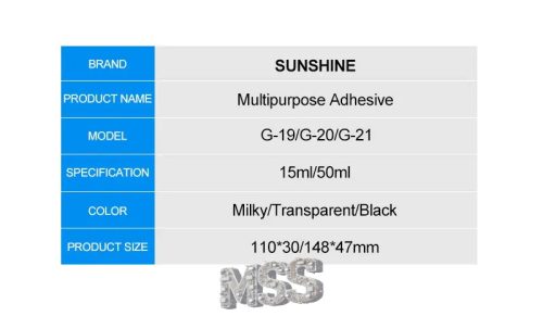Sunshine G21 50ml Black