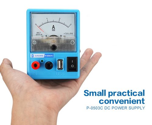 Sunshine P-0503C Mini Portable 110/220V 5V3A Mobile Phone Regulated Power Supply