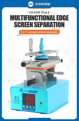 Sunshine S-918F Plus 5in1 Edge Curved Screen Separator Glue Remover In Frame