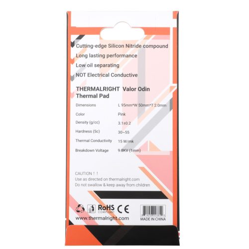 Thermalright Valor Performance Thermal Pad 15W/mK 90x50mm / 2,0mm