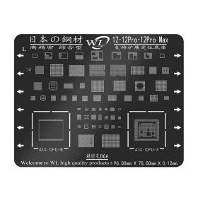 WL Black iP 12 Series Stencil