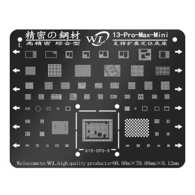 WL Black iP 13 Series Stencil