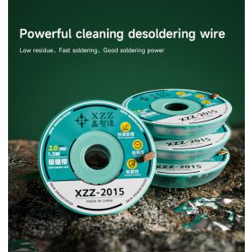   XZZ 2.0mm x 1.5m Solder Wick - Efficient Desoldering Tool for Electronics Repair